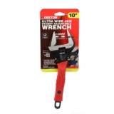 DEKTON 10 XL Jaw Stubby Adjustable Wrench-Heavy-Duty Wide-Mouth Spanner