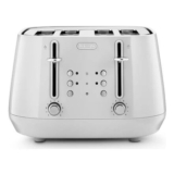 DELONGHI Eclettica CTY4003.WH 4-Slice Toaster