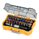 DEWALT XS Tough Case 25mm Screwdriving Set 32pc, DT7969-QZ 32pc 25mm screwdriving set in extra small Tough Case