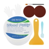 DEWEL Walnut Wood Filler 200g Putty for Furniture
