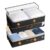 DIMJ Underbed Storage Boxes with Lid, Adjustable Height 5.91-11.82 In