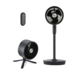 DIMPLEX DuoCool Smart 2-in-1 Cordless Fan – Titanium ( Upto 45 Hours / Smartphone Control / USB-C / Convertible to desk or pedestal fan )