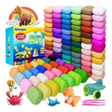 DIY Molding Magic Clay for with Tools (100 Colours)