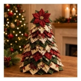 DIY Quilted Christmas Patchwork Fabric Tree Kit