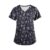 DIYIOUZHOU Christmas Scrub Tops for Women UK Nurse Uniform
