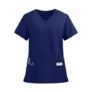 DIYIOUZHOU Navy Scrub Tops for Women Nurses Uniform