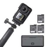 DJI Osmo Action 4 Adventure Combo – 4K/120fps Waterproof Action Camera with a 1/1.3-Inch Sensor