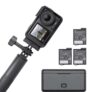 DJI Osmo Action 4 Adventure Combo – 4K/120fps Waterproof Action Camera with a 1/1.3-Inch Sensor