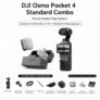 DJI Osmo Pocket 4 Travel Vlog Set (Standard Combo Mic Mini 2)