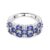DJoy – White Zircon Cluster Ring in Sterling Silver