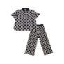 DKNY Womens Long Short Sleeve Pyjama Set