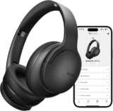 DOQAUS Bluetooth Headphones Over Ear, Headphones Wireless, APP Control