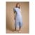 DOROTHY PERKINS Blue Leopard Tie Back Tiered Jersey Midi Dress
