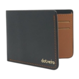 DOTVERO Verona Bi-Fold Minimalist Leather Wallet RFID Blocking 7 Cards