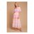 DP Luxe Angel Sleeve Tiered Hem Printed Maxi Dress