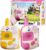 DQMOON Unicorn Gifts for Girls – Girls Toys 2PCS Unicorn Walkie Talkies for Kids 3 4 5 6 Year Old Outdoor Sensory Toys Birthday Gifts Xmas Stocking Fillers Garden Games Camping Hiking Accessories
