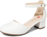 DREAM PAIRS Girls High Heel Pumps Elegant Special Occasions, Skin-Friendly Lining, Padded Heel All-Day, Grippy Confident Steps