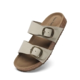 DREAM PAIRS Kids Comfy Slides Beige/Brown/Black/White at dreampairsEU / FBA