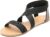 DREAM PAIRS Womens Elastic Ankle Strap Flat Sandals at dreampairsEU FBA