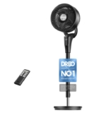 DREO 20 dB Silent Standing Fan for Bedroom, 42 Pedestal Fans with Remote