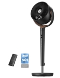 DREO 20dB Ultra Quiet Standing Pedestal Fan for Bedroom