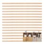 DRERIO 12 Pcs Beaded Wood Trim for DIY Bead Molding