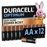 DURACELL Optimum AA Batteries (12 Pack)