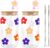 DYUEE 2 Sets 480ml Can Shaped Glass Cups Set, Drinking Glasses with Wood Lids and Straws, Iced Coffee Cup with Straw Cap&Straw Brush, Cup Set Gift for Sister Friend Birthday Anniversary Valentine