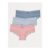 Daisy Lace Trim Ribbed Hipster Knickers 3 Pack