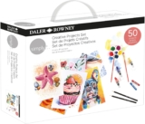 Daler-Rowney Creative Projects Set, 50 Projects, All Materials Included, Multi-Surface, for Entry-Level Artists & Hobbyists