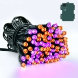 Dalugo Halloween Decoration Lights, 5M 50 LED Orange Purple Fairy Lights with Timer,IP65 Waterproof – Prime Price Sold by Dalugo / FBA
