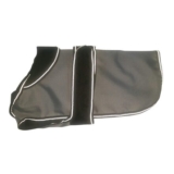 Danish Design 2-in-1 Dog Coat with Removable Padding, Grey/Black, 10in