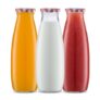 Danmu Art – 500ml Glass Milk Bottles with Lids
