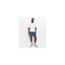 Dark Blue Regular Textured Pull on Shorts
