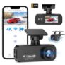 Dash Cam 4K 1080P, WiFi Dash Cam Front and Rear, 64GB SD Card Included – by MOSHE LIMITED / FBA