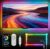 Daymeet Led Lights for TV, 3M TV Led Backlight Lights for 32-60 inch Monitor, USB Light Strip Behind Lighting, RGBIC with Remote, Music Sync Bluetooth APP Control