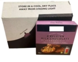 De Identified 6 Belgian Milk Chocolate Florentines 8 x 105g BBE 18.05.26 (Minimum Spend £22.50)