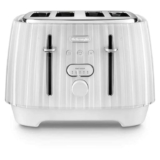 DeLonghi Ballerina 4-Slot Toaster 1800W in White