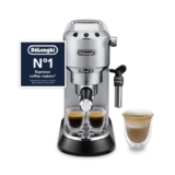 DeLonghi Dedica Style, Traditional Pump Espresso Machine, EC685M (Silver or Black) – Prime Day deal