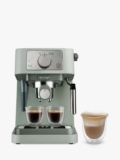 DeLonghi EC260 Stilosa Manual Pump Espresso Coffee Machine, Green