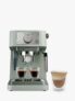 DeLonghi EC260 Stilosa Manual Pump Espresso Coffee Machine, Green