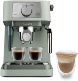 DeLonghi Manual Coffee Machine Stilosa EC260.GR, 15 Bar Pressure, Cappuccino System, Automatic Switch-Off, Compatible with ESE pods