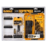 DeWALT DT70758-QZ 57pc Drill Drive Set with brad point and extreme flatwood bits