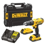 DeWalt 18V Li-ion Brushed Cordless Combi drill (2 x 2Ah)