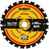 DeWalt Circular Saw Blade ELITE 165 x 20mm 24T