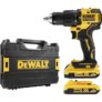 DeWalt DCD709D2T-GB 18V XR Brushless Compact Combi Drill 2 x 2.0Ah – Free C&C
