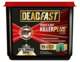 Deadfast Mouse and Rat Killer Plus Poison, 15 Block – Green