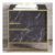 Decorotika Polka 2 Drawer Black Marble Effect and Gold Bedside Table