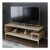 Decorotika Reilly White and Sapphire Oak 2 Shelf TV Unit