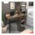 Decorotika Vina Walnut Study Desk with Bookshelf